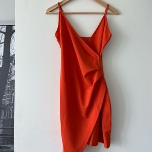 Orange Mini Dress